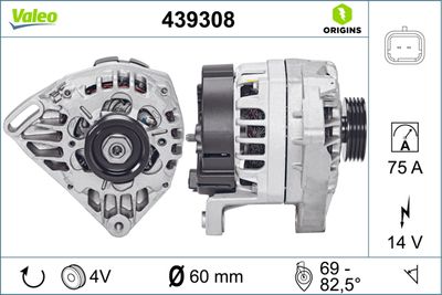 Alternator VALEO 439308