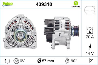 Alternator VALEO 439310