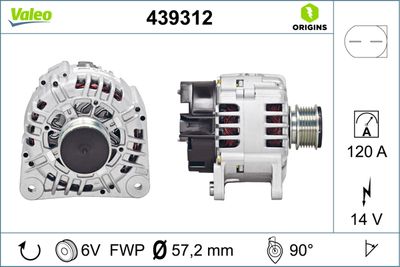 Alternator VALEO 439312