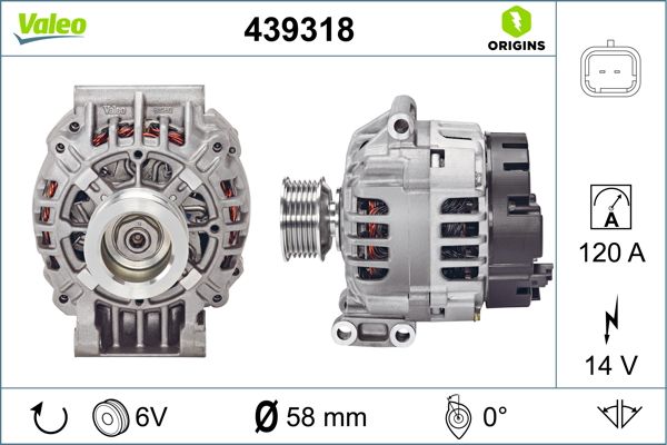 VALEO 439318 Alternator