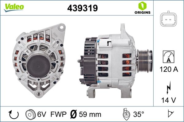 VALEO 439319 Alternator