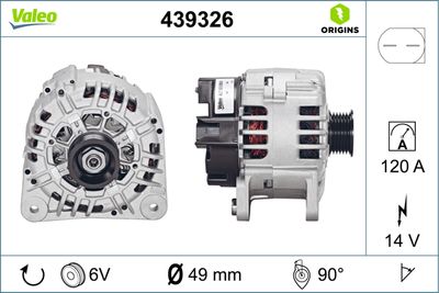 Alternator VALEO 439326