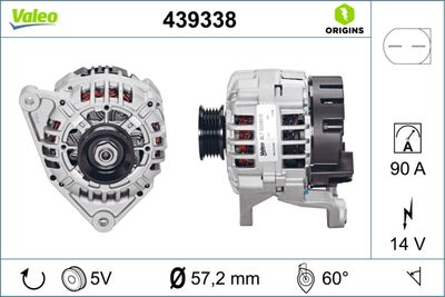 Alternator VALEO 439338
