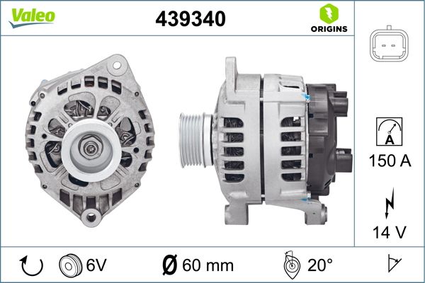 VALEO 439340 Alternator