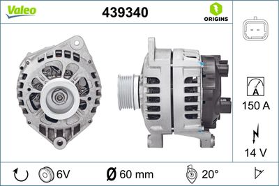 Alternator VALEO 439340