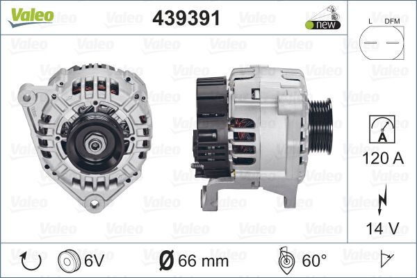 VALEO 439391 Alternator