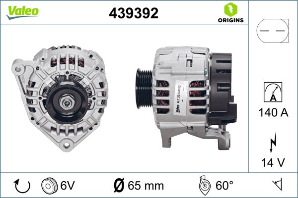 VALEO 439392 Alternator