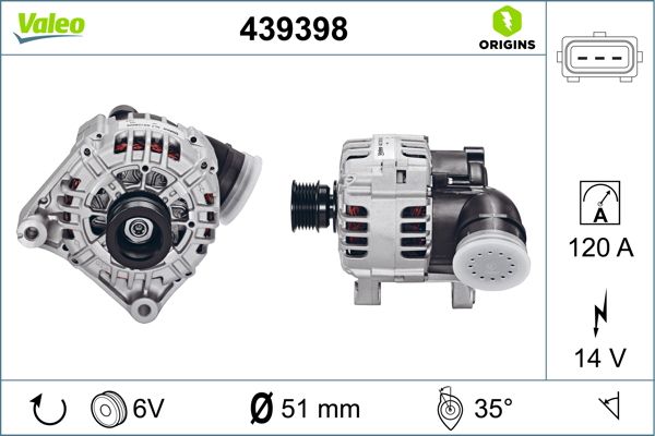 VALEO 439398 Alternator