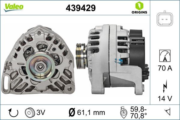 VALEO 439429 Alternator