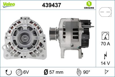 Alternator VALEO 439437