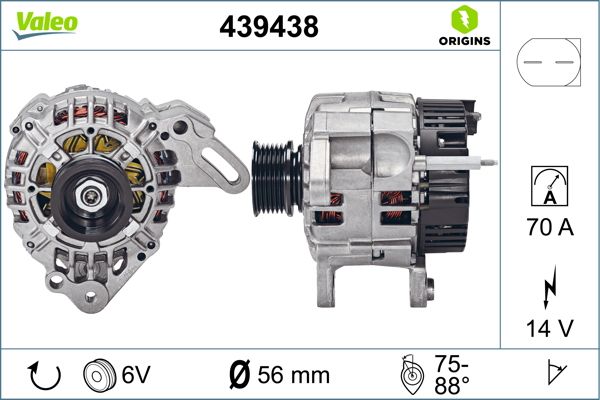 VALEO 439438 Alternator