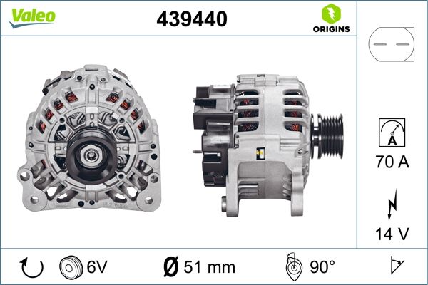 VALEO 439440 Alternator