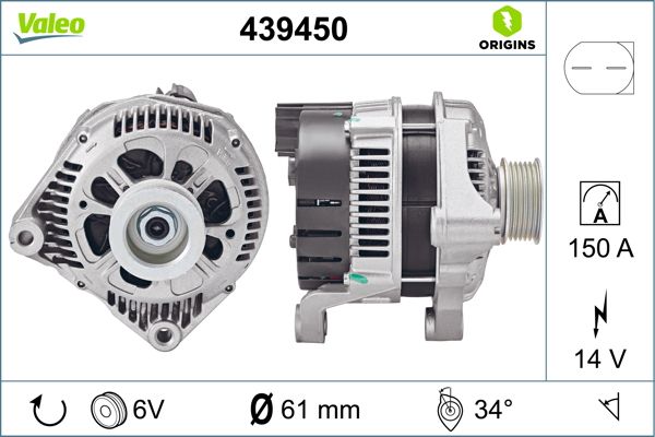 VALEO 439450 Alternator