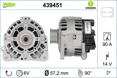Alternator VALEO 439451