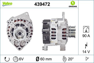 Alternator VALEO 439472