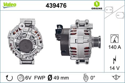 Alternator VALEO 439476
