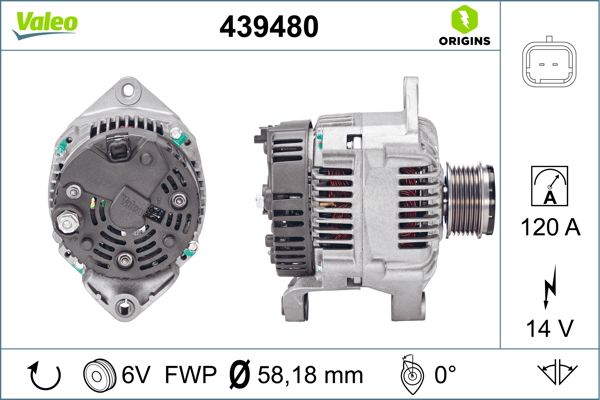 VALEO 439480 Alternator