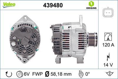 Alternator VALEO 439480