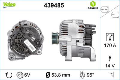 Alternator VALEO 439485