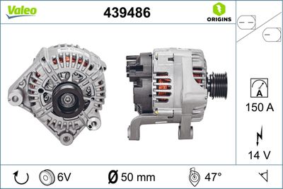 Alternator VALEO 439486