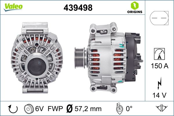 VALEO 439498 Alternator