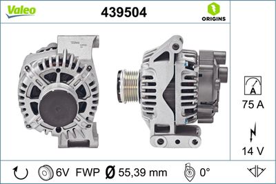 Alternator VALEO 439504