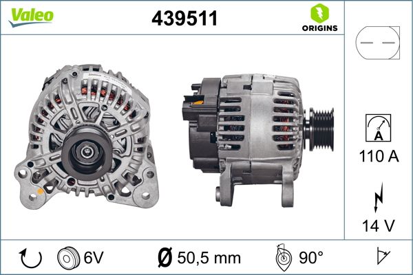 VALEO 439511 Alternator