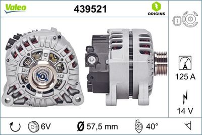 Alternator VALEO 439521