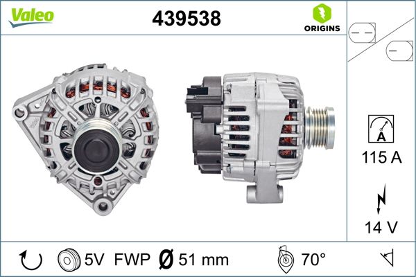 VALEO 439538 Alternator