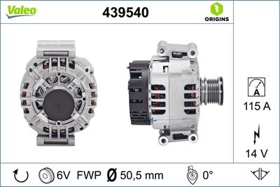 Alternator VALEO 439540