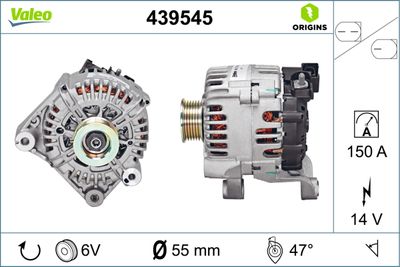 Alternator VALEO 439545