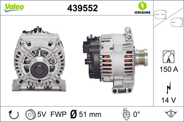 VALEO 439552 Alternator