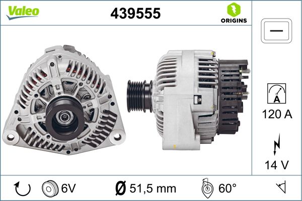 VALEO 439555 Alternator