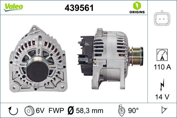 VALEO 439561 Alternator