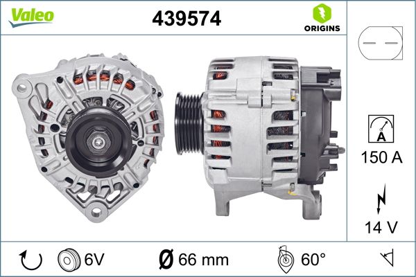 VALEO 439574 Alternator