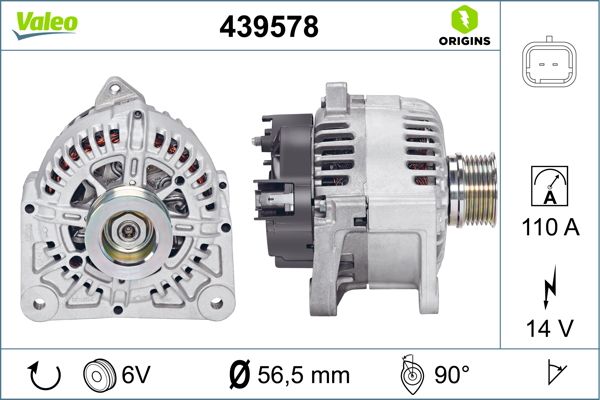 VALEO 439578 Alternator