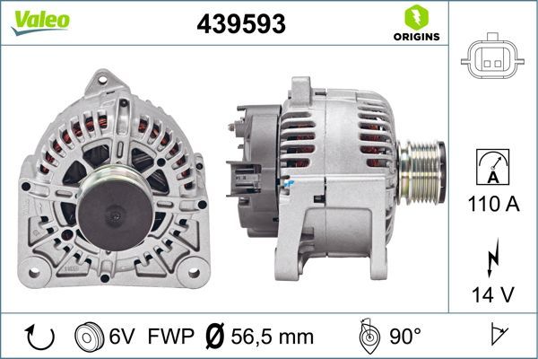 VALEO 439593 Alternator