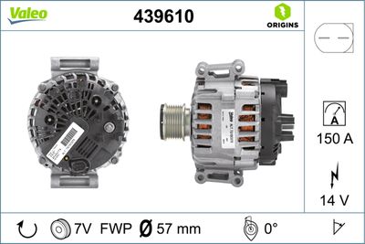 Alternator VALEO 439610