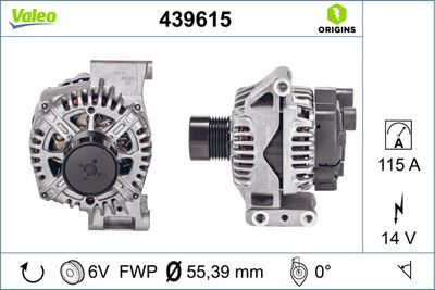 Alternator VALEO 439615