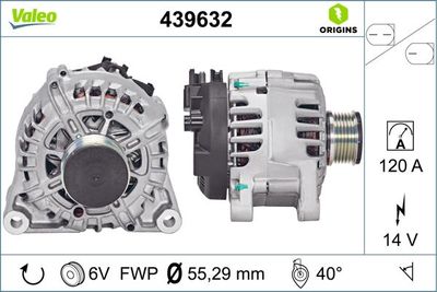 Alternator VALEO 439632
