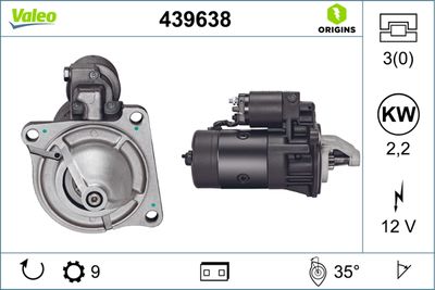 Starter VALEO 439638