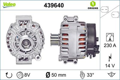 Alternator VALEO 439640