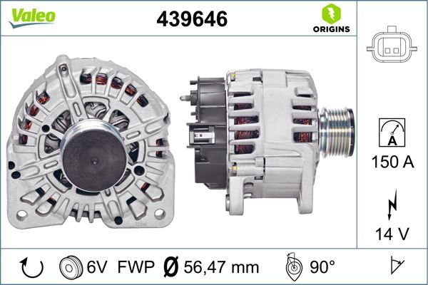 VALEO 439646 Alternator