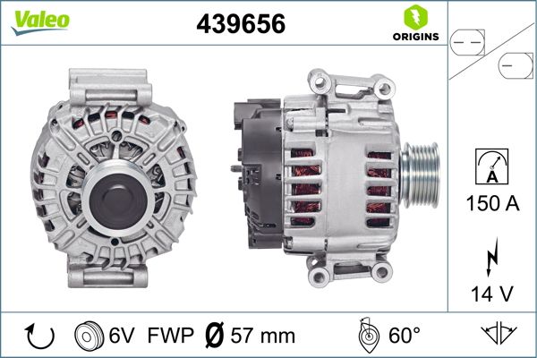 VALEO 439656 Alternator