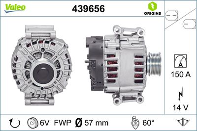 Alternator VALEO 439656