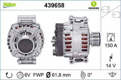 Alternator VALEO 439658