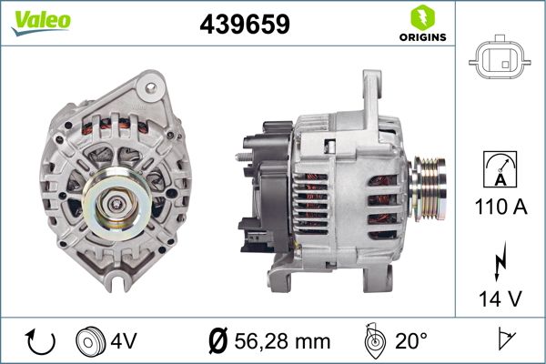 VALEO 439659 Alternator