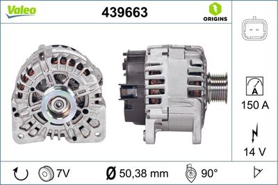 Alternator VALEO 439663