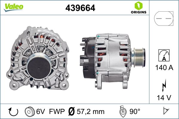 VALEO 439664 Alternator