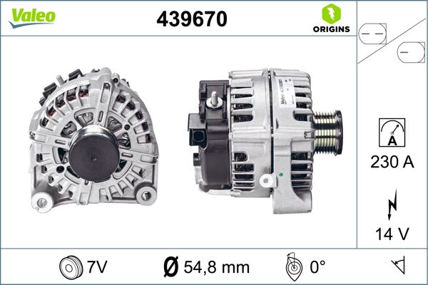 VALEO 439670 Alternator